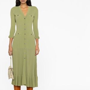 green Sandro dress